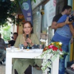 Filiz Naldöven at Khora Bookstore/Café